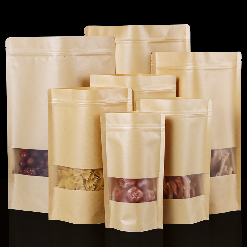Food Snacks Packets - 100 Uds. Bolsa de papel de