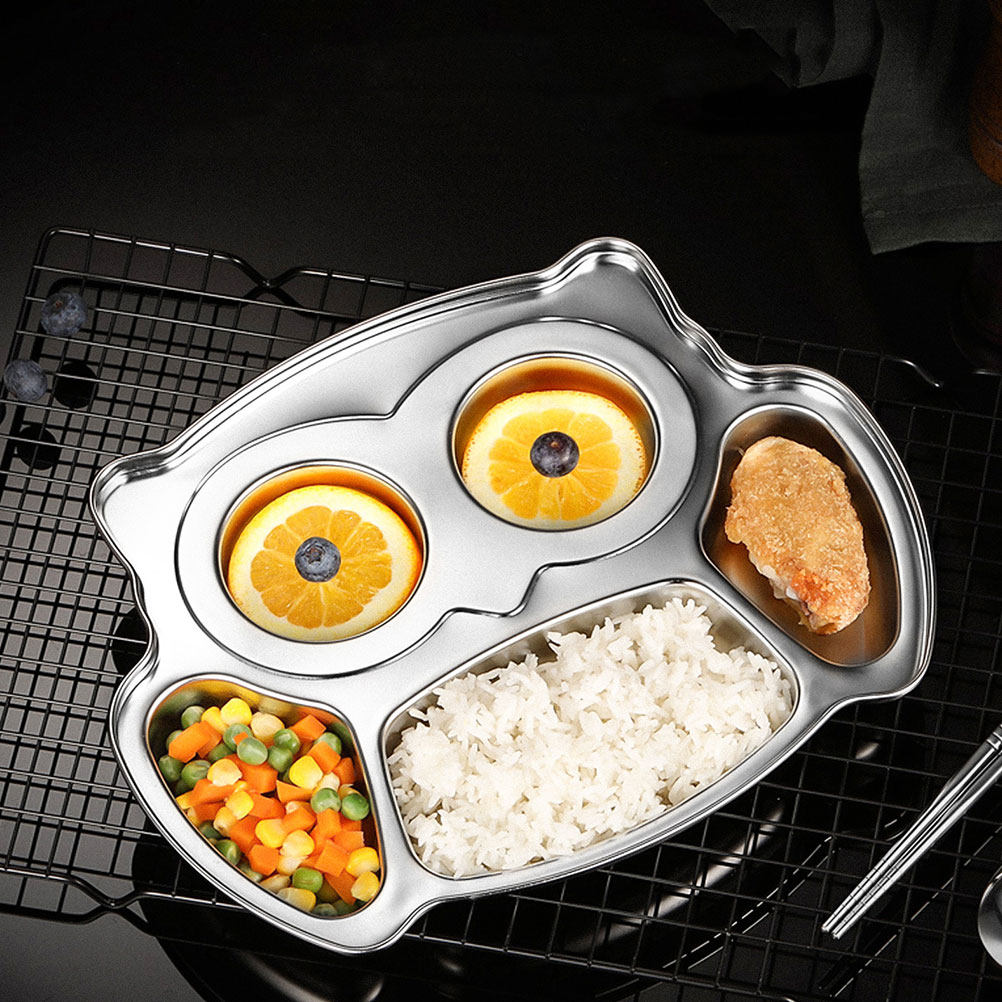 Food Snacks For Kids - 2 Platos de Comida Divididos de