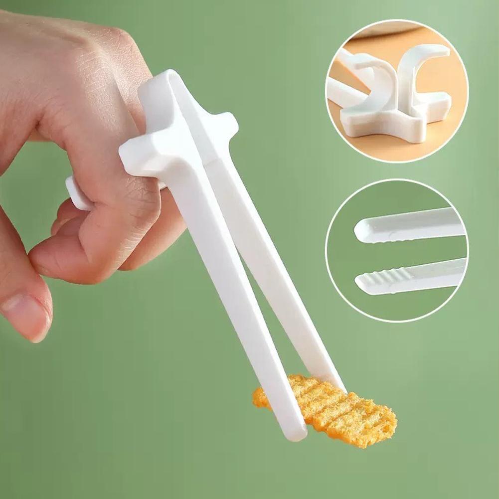 1 unidad de pinzas para comer  - Snacks Food Video reseña y precio