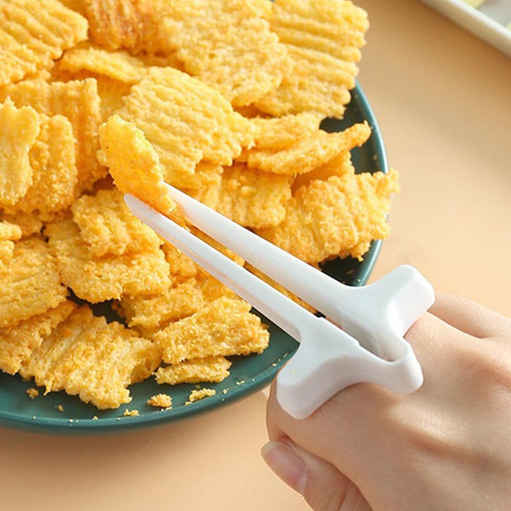1 unidad de pinzas para comer  - Snacks Food Video reseña y precio