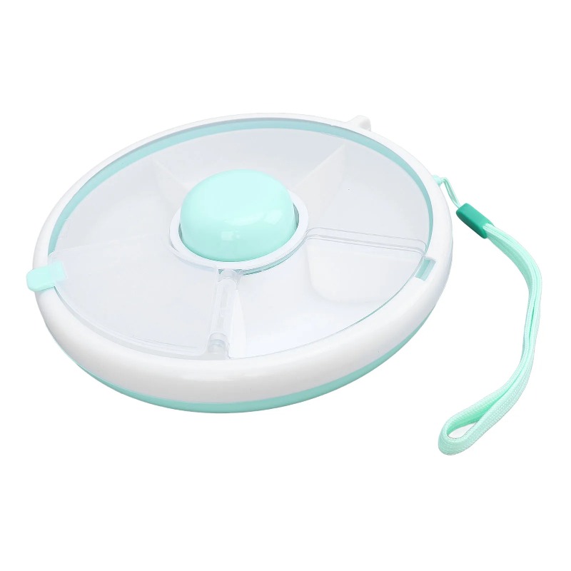 360 °   Contenedor giratorio p - Food Snacks For Kids reseña y precio
