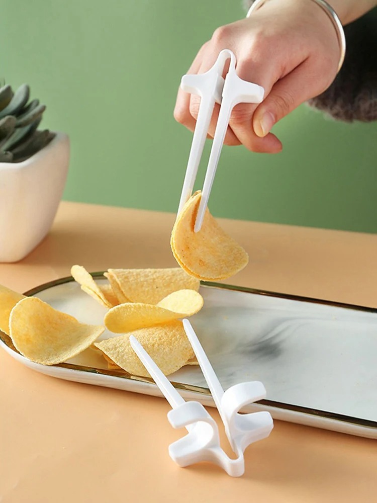 Pinzas para Comer sin Manos, 1 - Snacks Food Video reseña y precio
