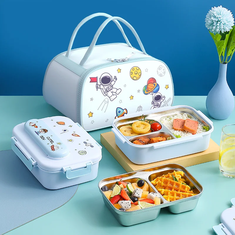 Fiambrera de acero inoxidable  - Food Snacks For Kids reseña y precio
