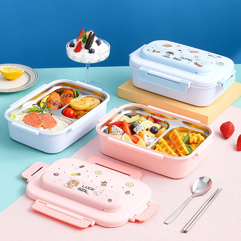 Fiambrera de acero inoxidable  - Food Snacks For Kids reseña y precio