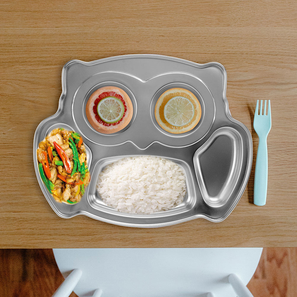 2 Platos de Comida Divididos d - Food Snacks For Kids reseña y precio