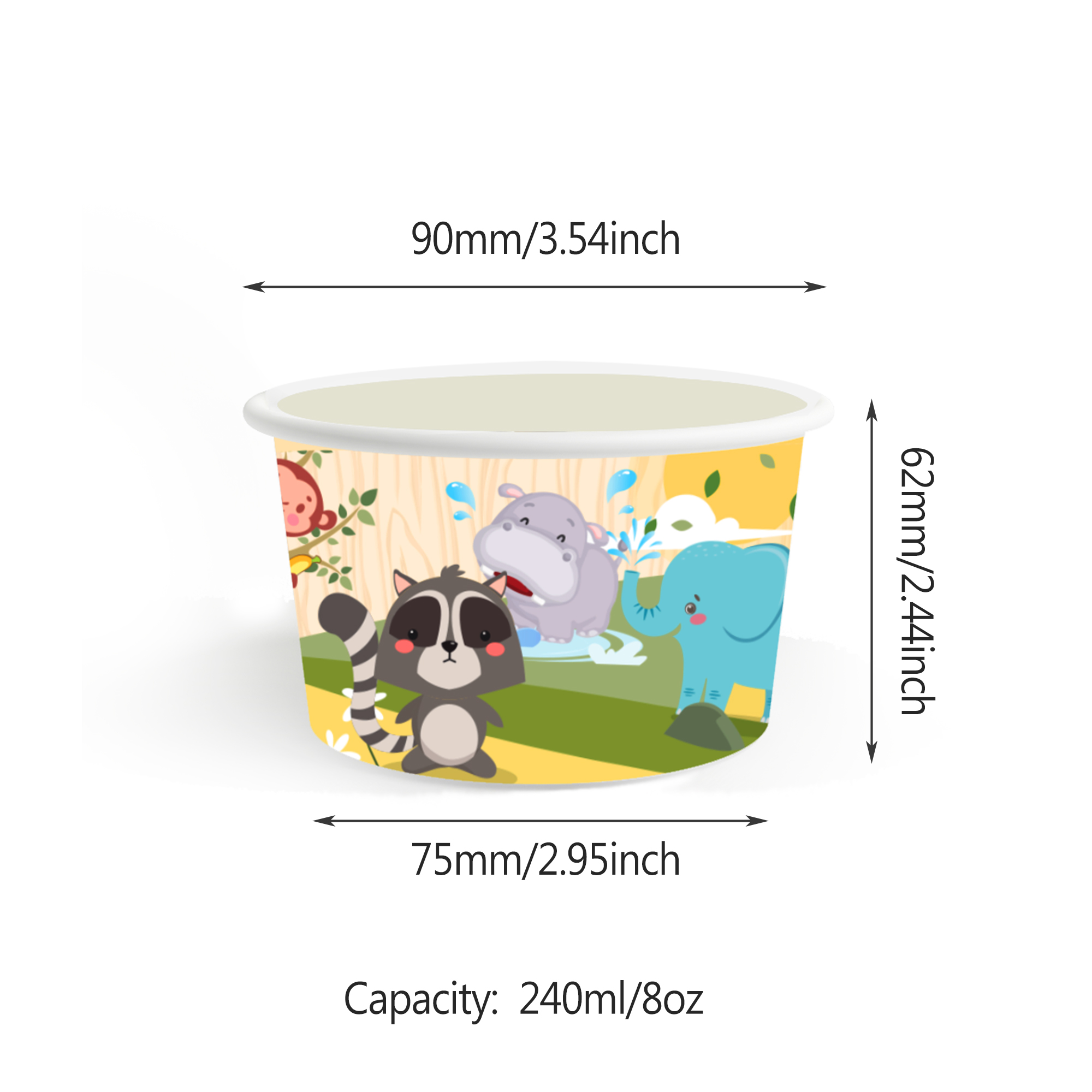 8/12/24/32 Uds. Vasos para ape - Food Snacks For Kids reseña y precio
